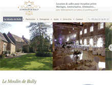 Tablet Screenshot of moulin-de-bully.com